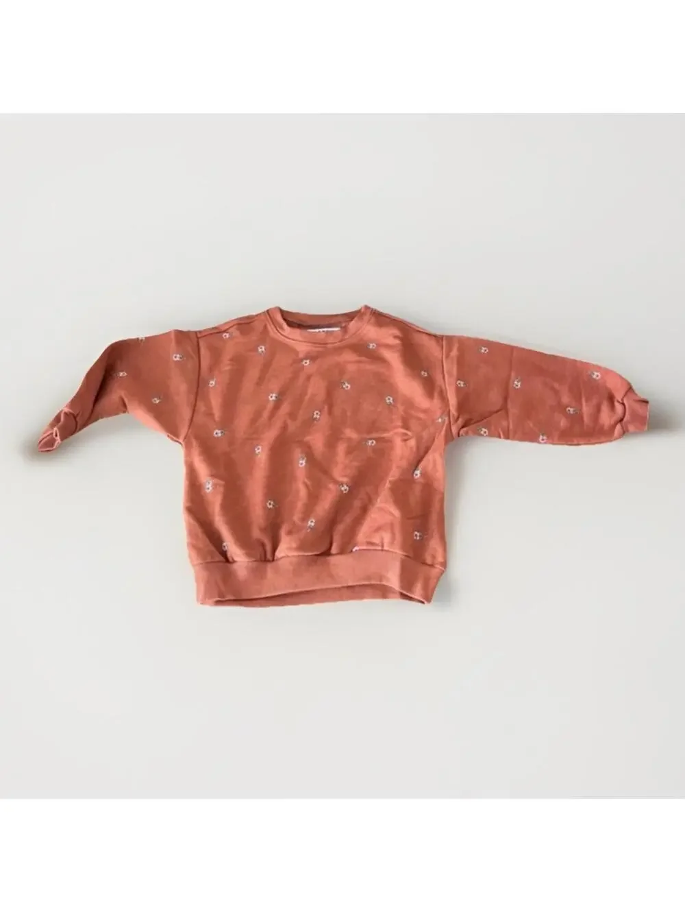 (RFB2) NWOT Old Navy Girls 4T Brown Ditsy Floral Fleece Sweatshirt - Rare HTF